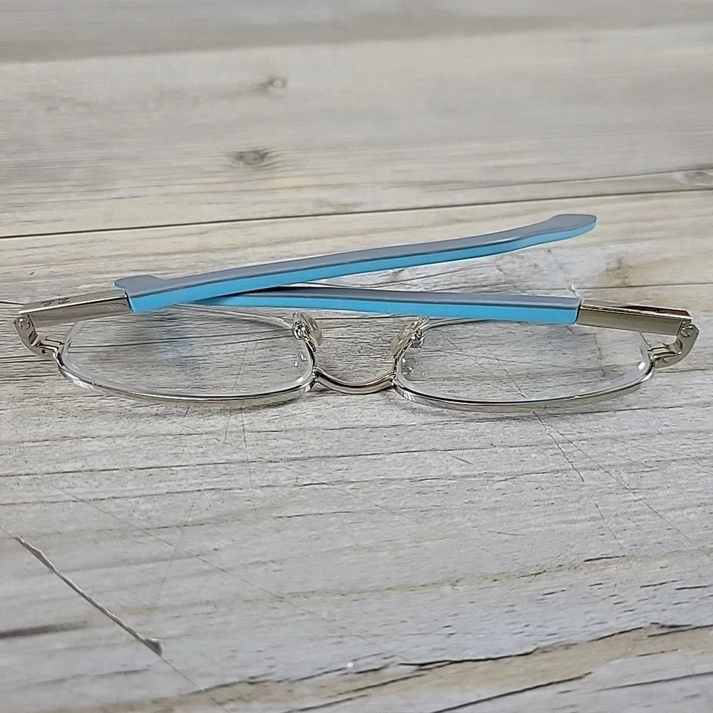 Ray-Ban RB1035 4017 Eyeglasses Kids Frames‎ Only Silver Blue 47-15-125